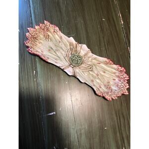 Fitz & Floyd Vintage NWOT Giardino Asparagus Serving Plate 15"